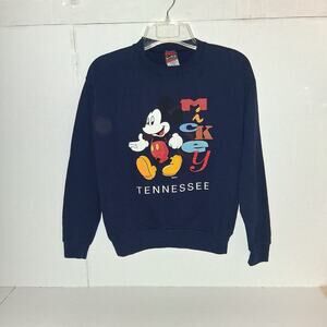 VTG Mickey Mouse Sweatshirt USA Made Tennessee Sz L Mickey Unlimited